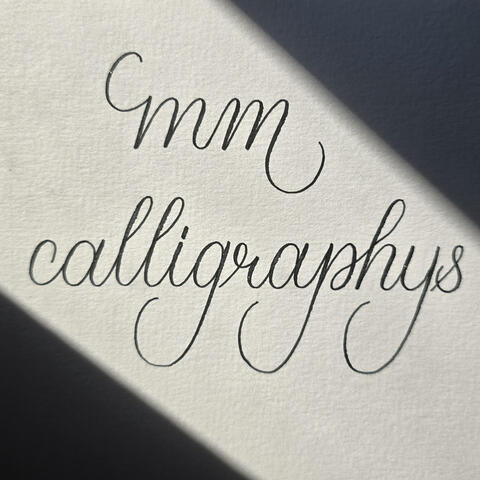 calligraphy logo of mm_calligraphys
